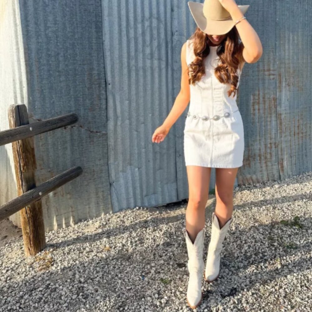Shyanne Women's Blanca Western Boots - Round Toe - Size 7 - Picture 3 of 6